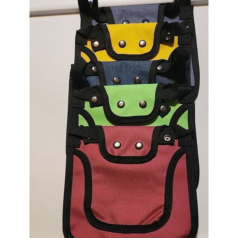 Colorful Set of Chicken Saddles